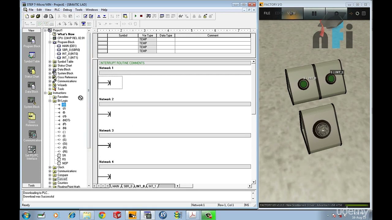Interrupts Siemens S7 200 By NfiAutomation. #plc #plcprogramming