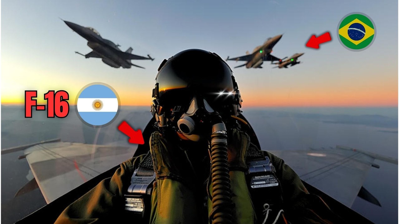 F-16 argentinos escoltados en Brasil: el verdadero motivo