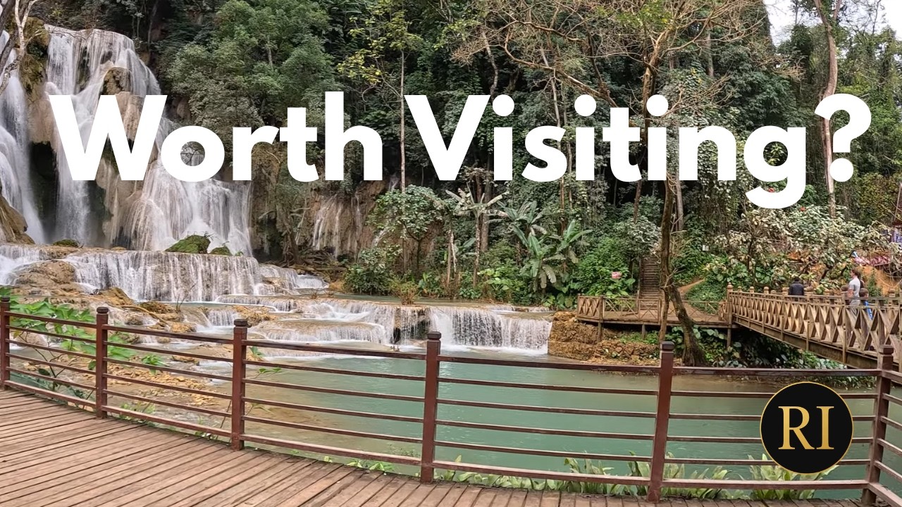 Walking to Kuang Si Waterfalls in Laos – What It’s Really Like