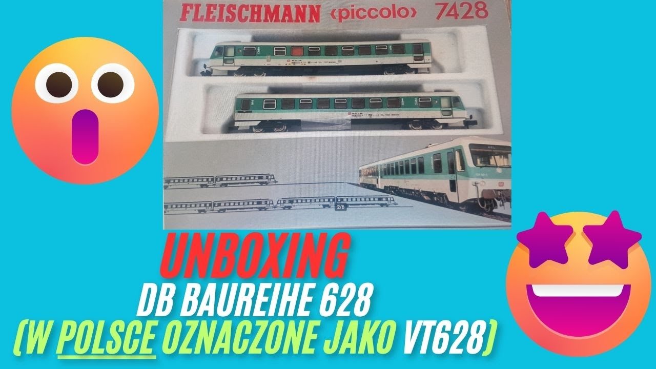 Unboxing + DB BR 628 / PL VT 628 + Fleischmann N Piccolo + WoW :)