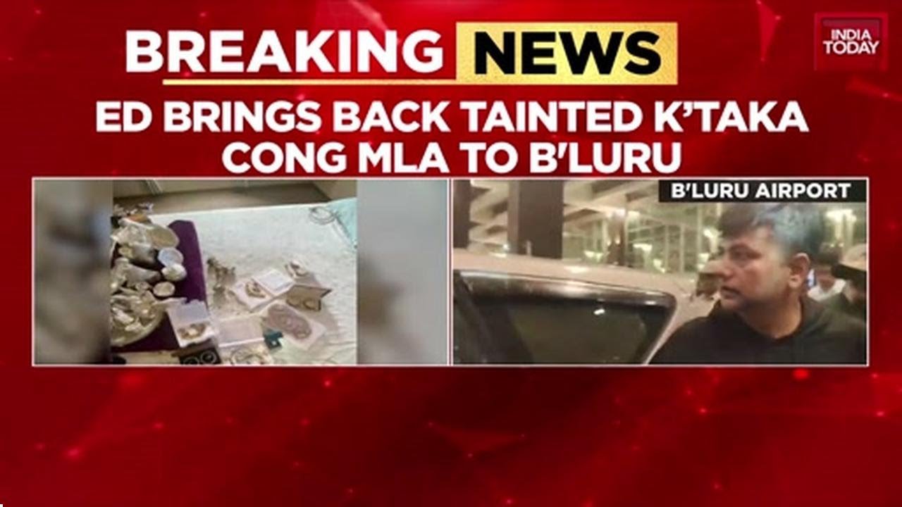 ED Arrests Karnataka Congress MLA Veerendra In Illegal Betting Case, Brings Him To Bengaluru
