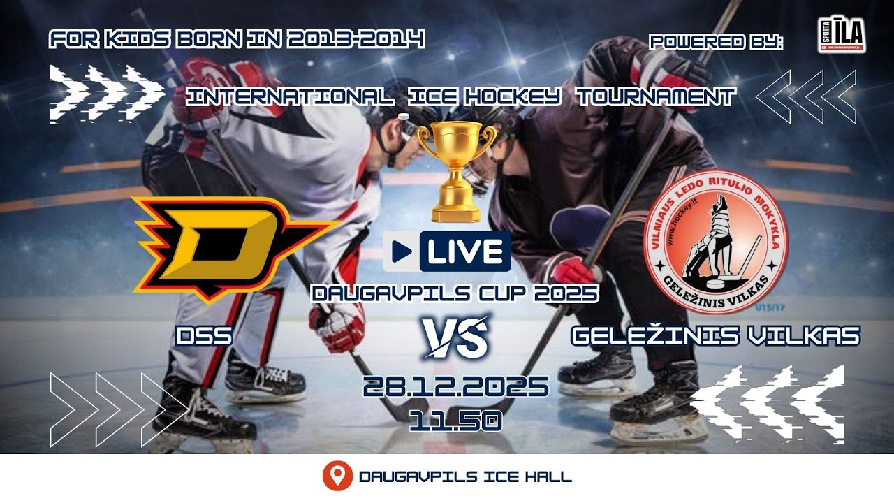 28.12.2025 - DAUGAVPILS CUP - DSS vs. GELEŽINIS VILKAS