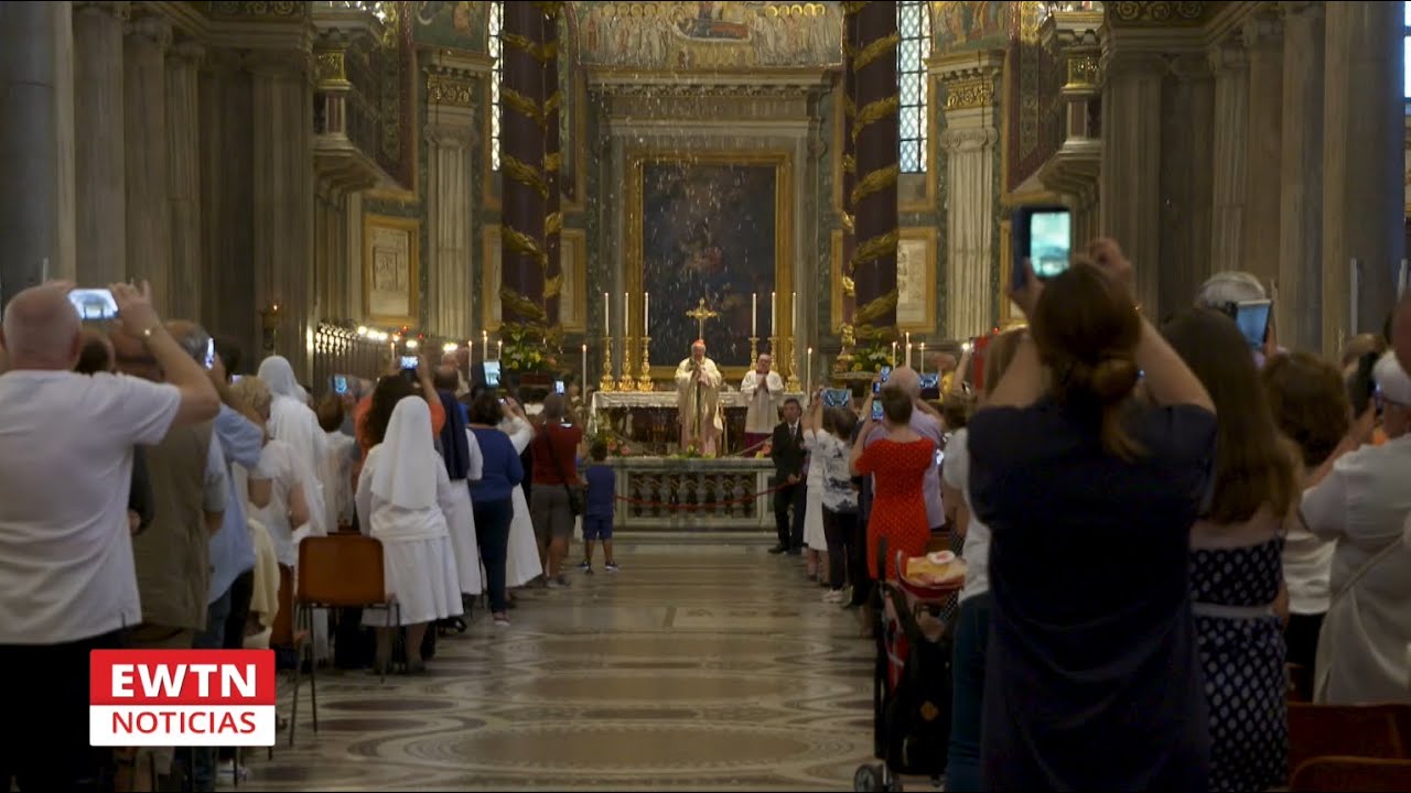 Fiesta de la Virgen de las Nieves en honor al Papa León XIV