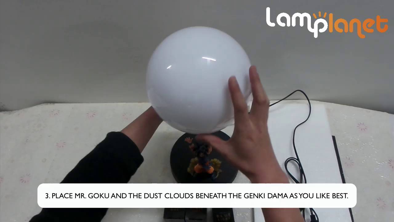 Goku Spirit Bomb Lamp Review And Set Up | Lamplanet