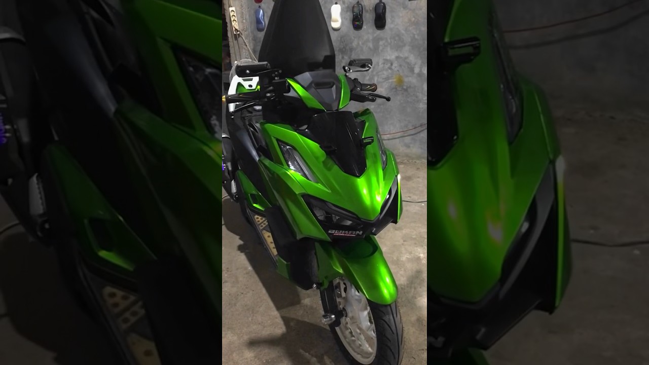 Stiker full body vario 160 #green #shorts