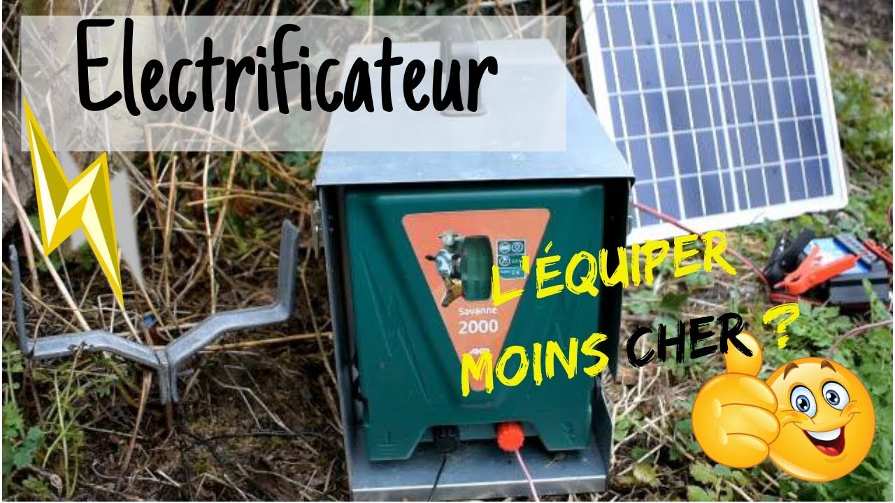 EQUIPER SON ELECTRIFICATEUR D'UN PANNEAU SOLAIRE ☀️🔧