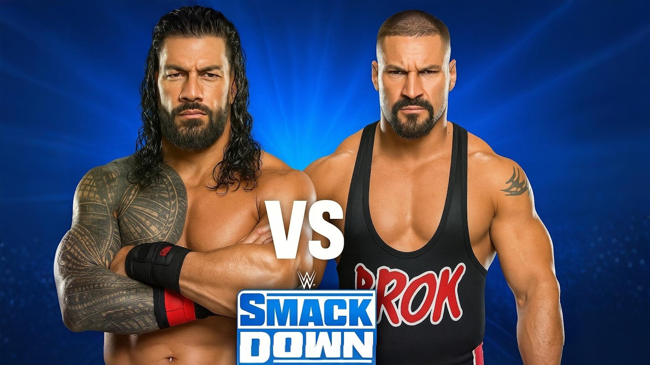 Roman Reigns vs. Bron Breakker - One on One Single's Match SmackDown : WWE 2K25
