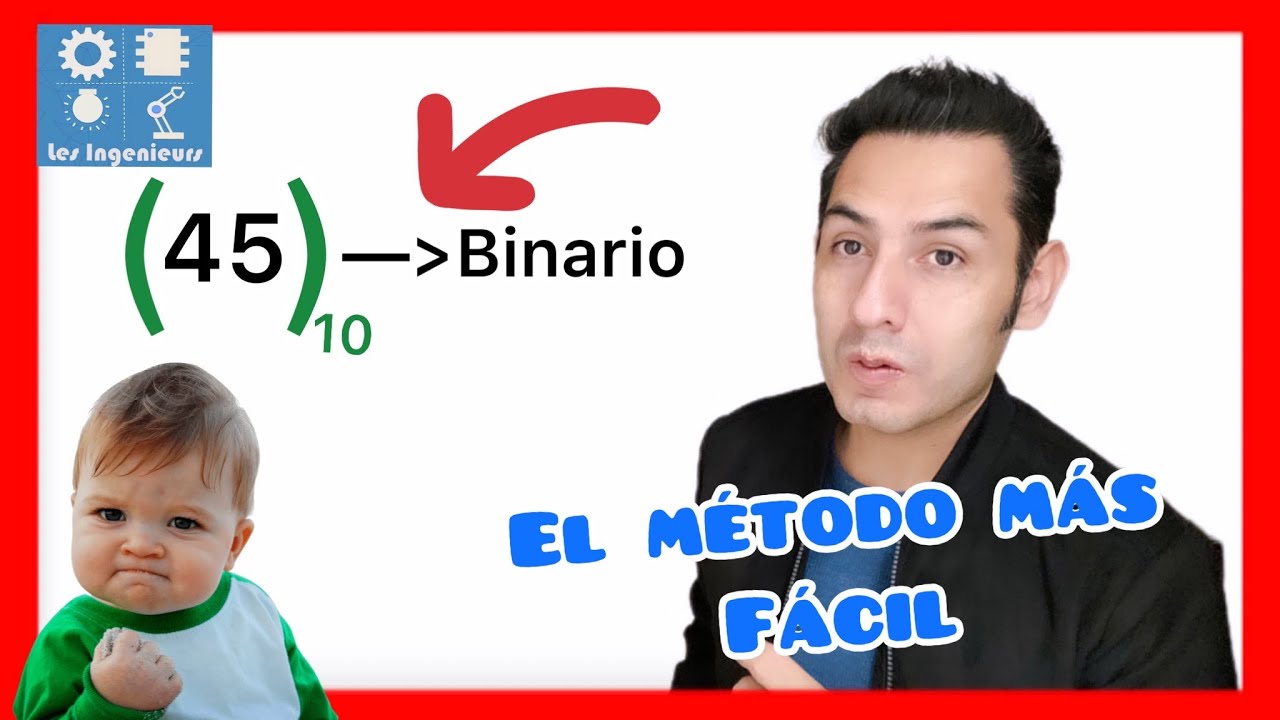 ✅CONVERTIR DECIMAL a BINARIO |👉MEJOR MÉTODO😎💯👈 | Electrónica Digital