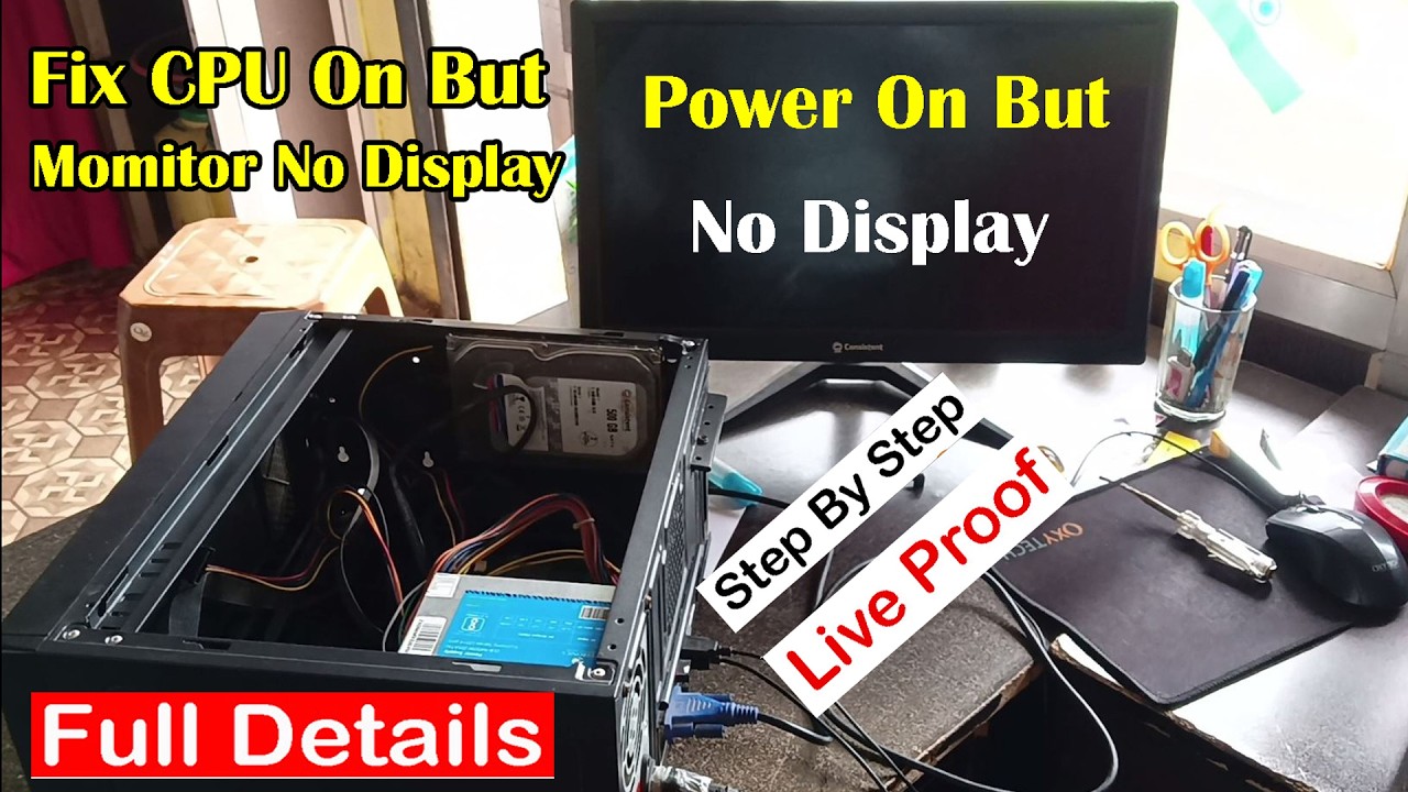 How to Repair No Display Computer | computer no display problem | how to computer no display problem