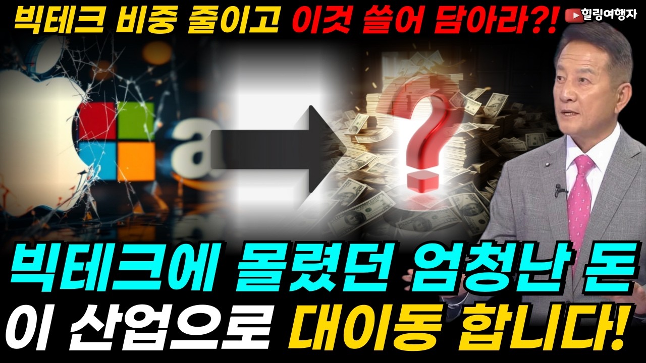 블랙록의 충격 보고서! 빅테크 비중 줄이고 이것을 쓸어 담아라! 수년간 빅테크에 몰렸던 엄청난 돈, 이제 이 산업으로 대이동 합니다!
