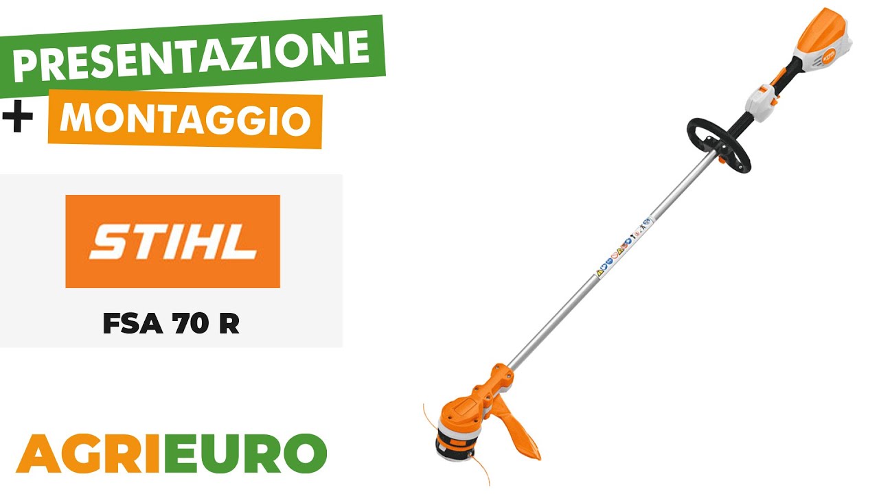 STIHL FSA 70 R - Decespugliatore a batteria - Presentazione e Montaggio