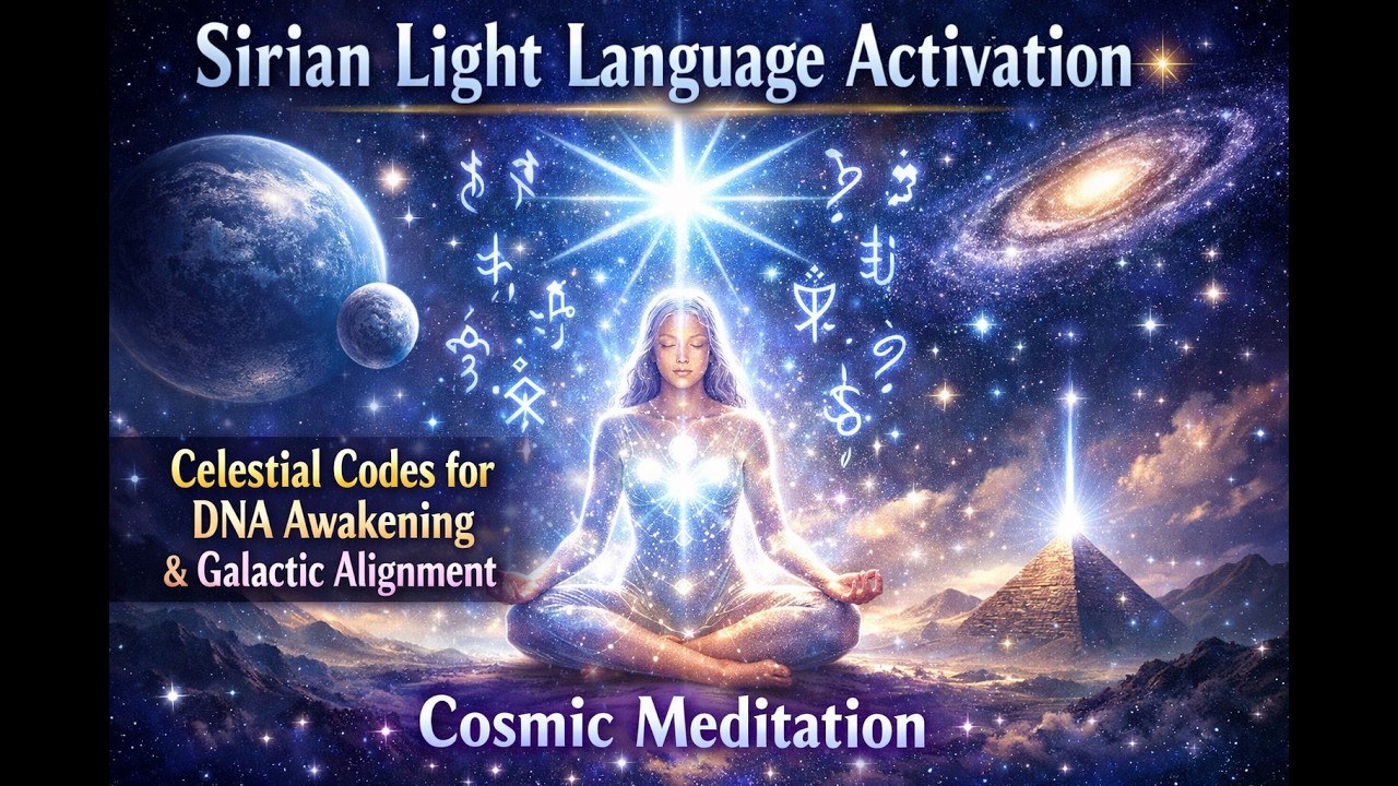 Sirian Light Language Activation ✨ Celestial Codes for DNA Awakening & Galactic Alignment