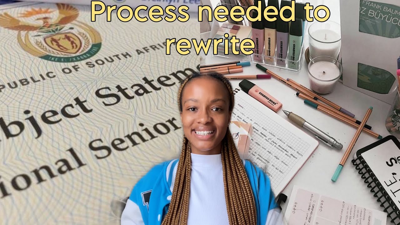 Everything you need to know about the process of upgrading your matric results in SA✨