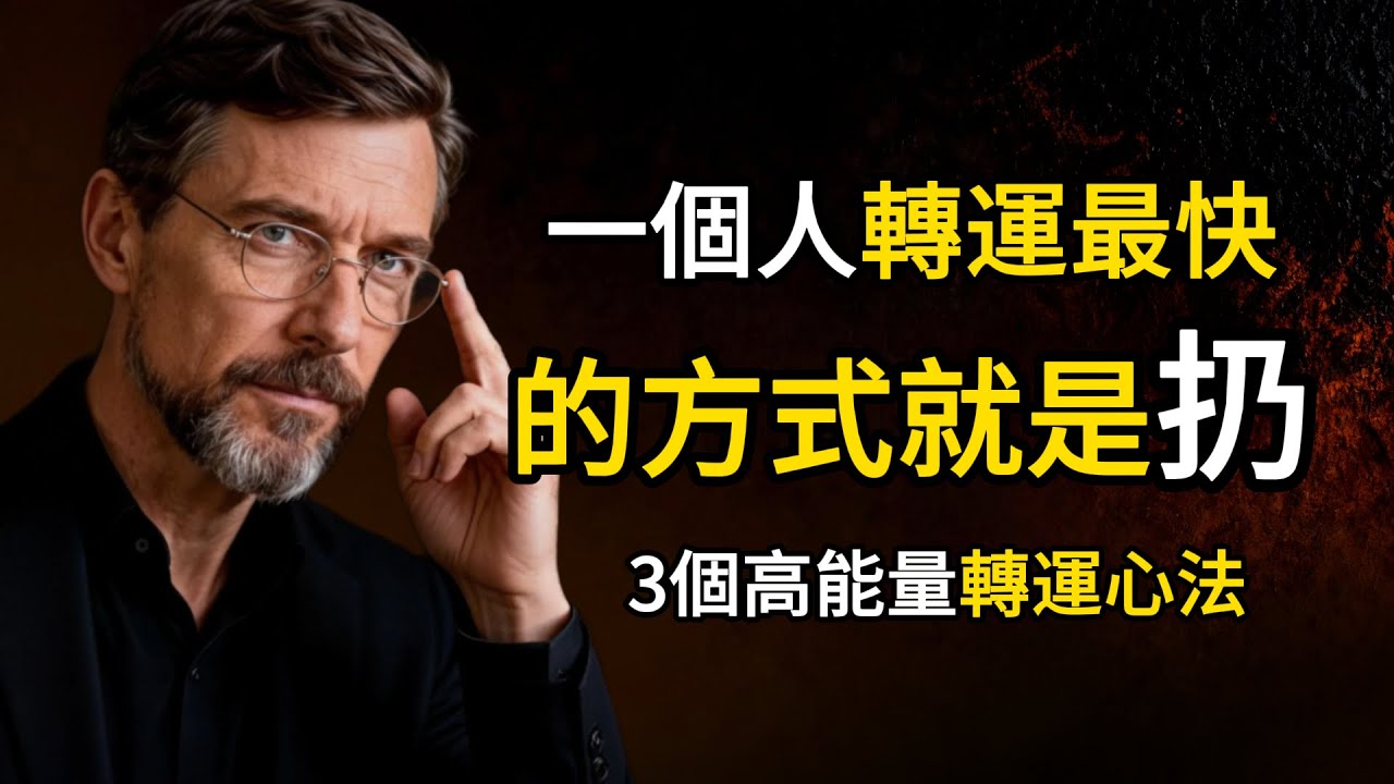 一個人轉運最快的方式，不是求，而是扔，附送3個高能量轉運心法！