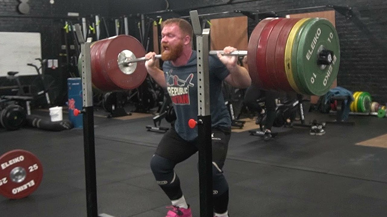 290kg Back Squat (Squat Motivation)