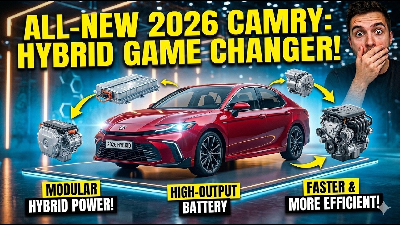 Toyota Camry 2026 – Совершенно новая гибридная платформа с улучшенной эффективностью, мощностью и...