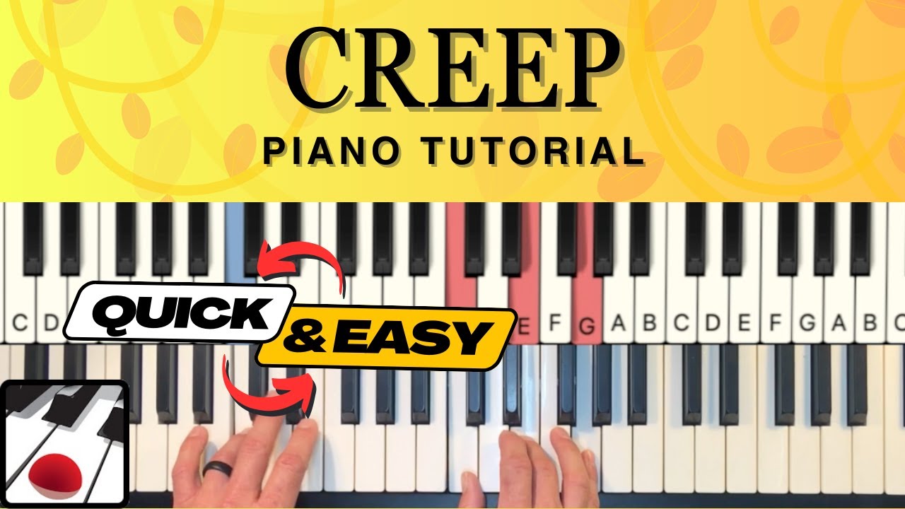 Самоучитель игры на фортепиано Creep (ЛЕГКИЙ!)