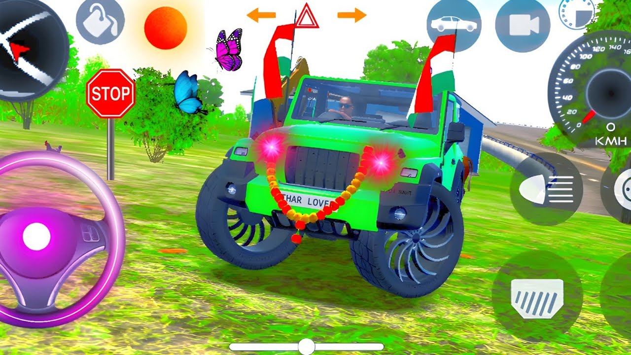 Dollar (Song) Modified Mahindra Thar😈|| Indian Car Simulator 3D ||Android Gameplay Live