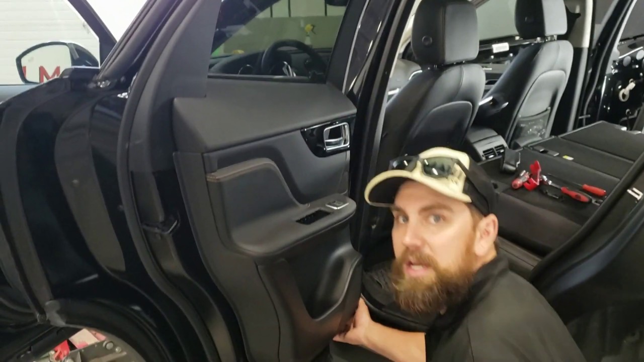 2019 Jaguar F Pace Rear Door Panel Removal