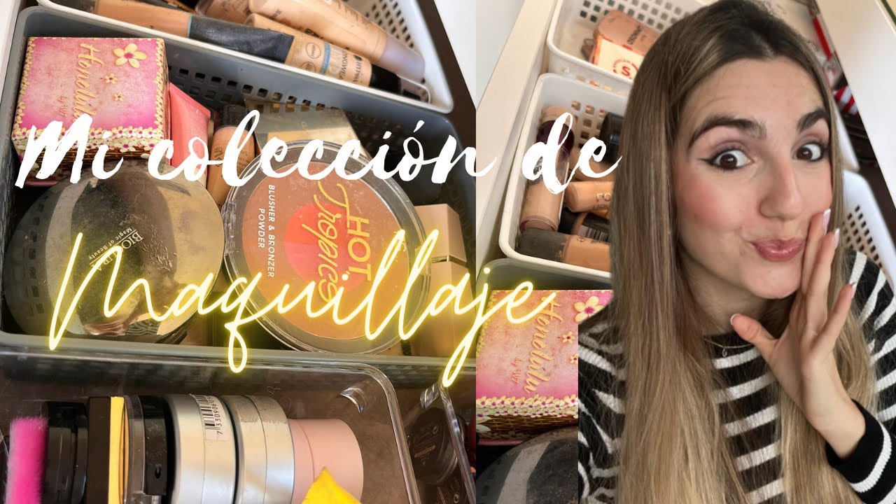 TODA MI COLECCIÓN DE MAQUILLAJE 😱💸 Maquillaje lowcost, mis favoritos, los más TOPS ❤️