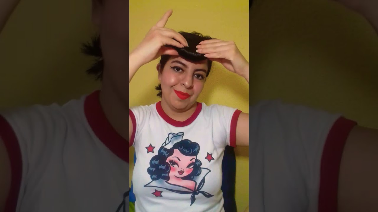 peinado pin up en segundos 🍒⚓
