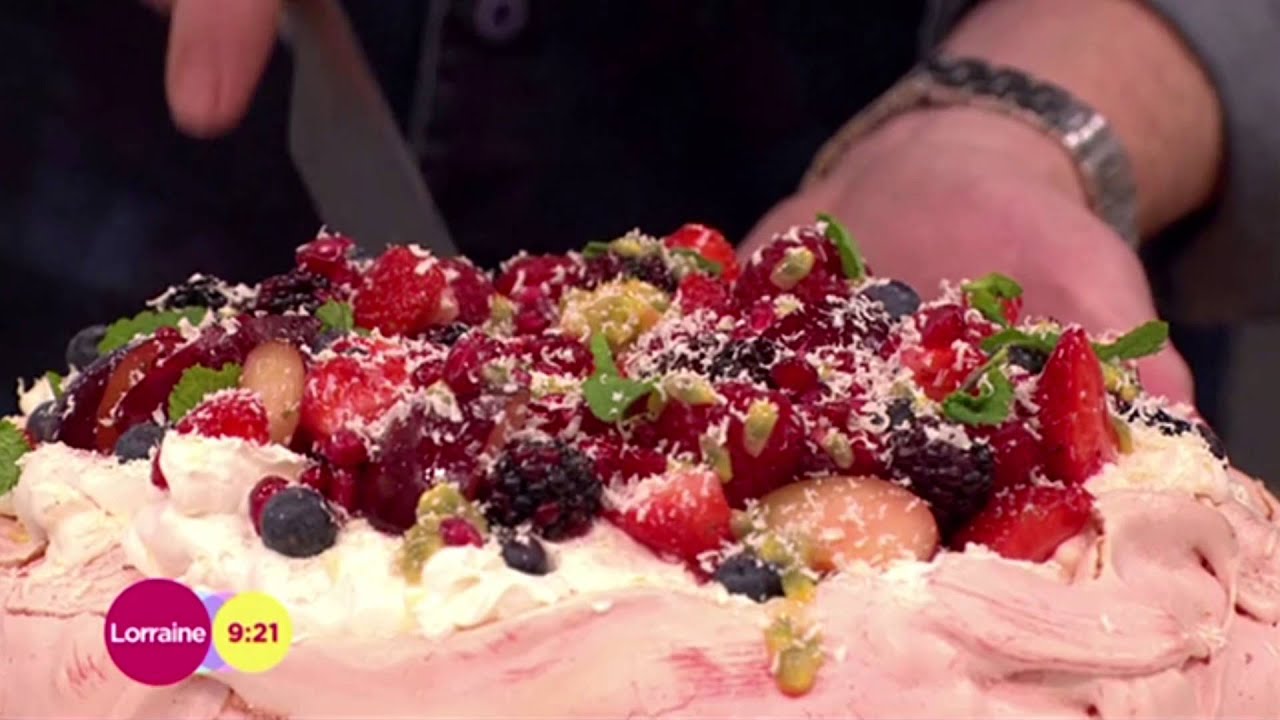 Tasting James Tanner's Pink Pavlova | Lorraine