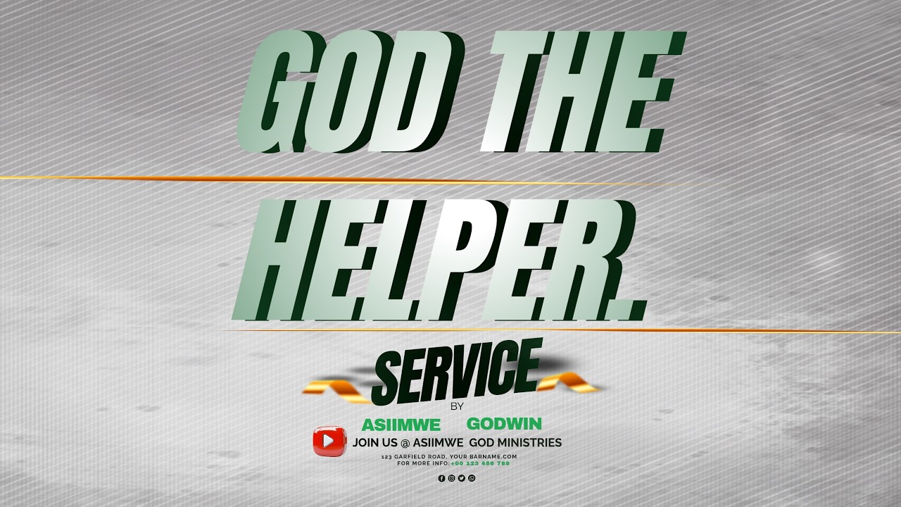 SUNDAY SERVICE  [ GOD THE HELPER]  15/03/2026