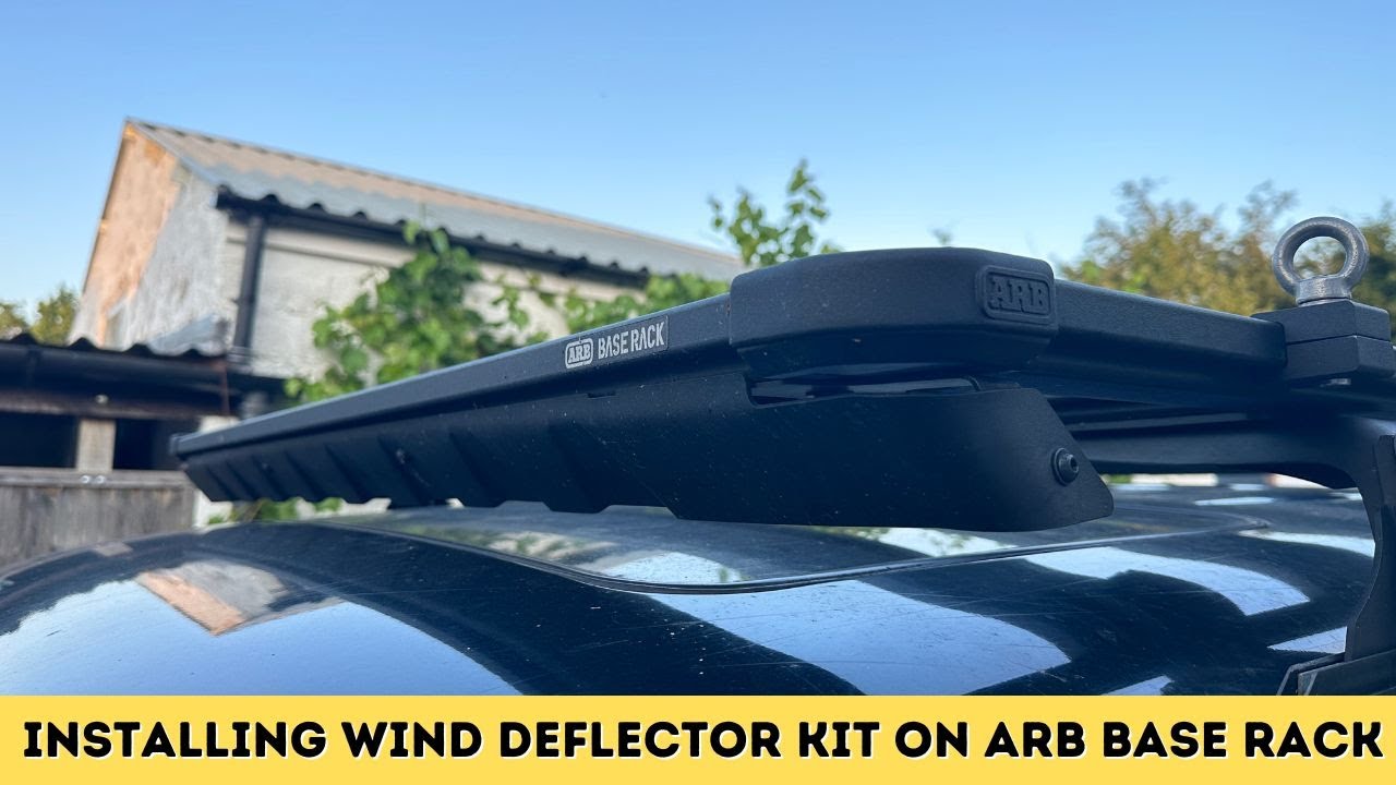 Installing Wind Deflector Kit on ARB Base Rack for Toyota Land Cruiser 80