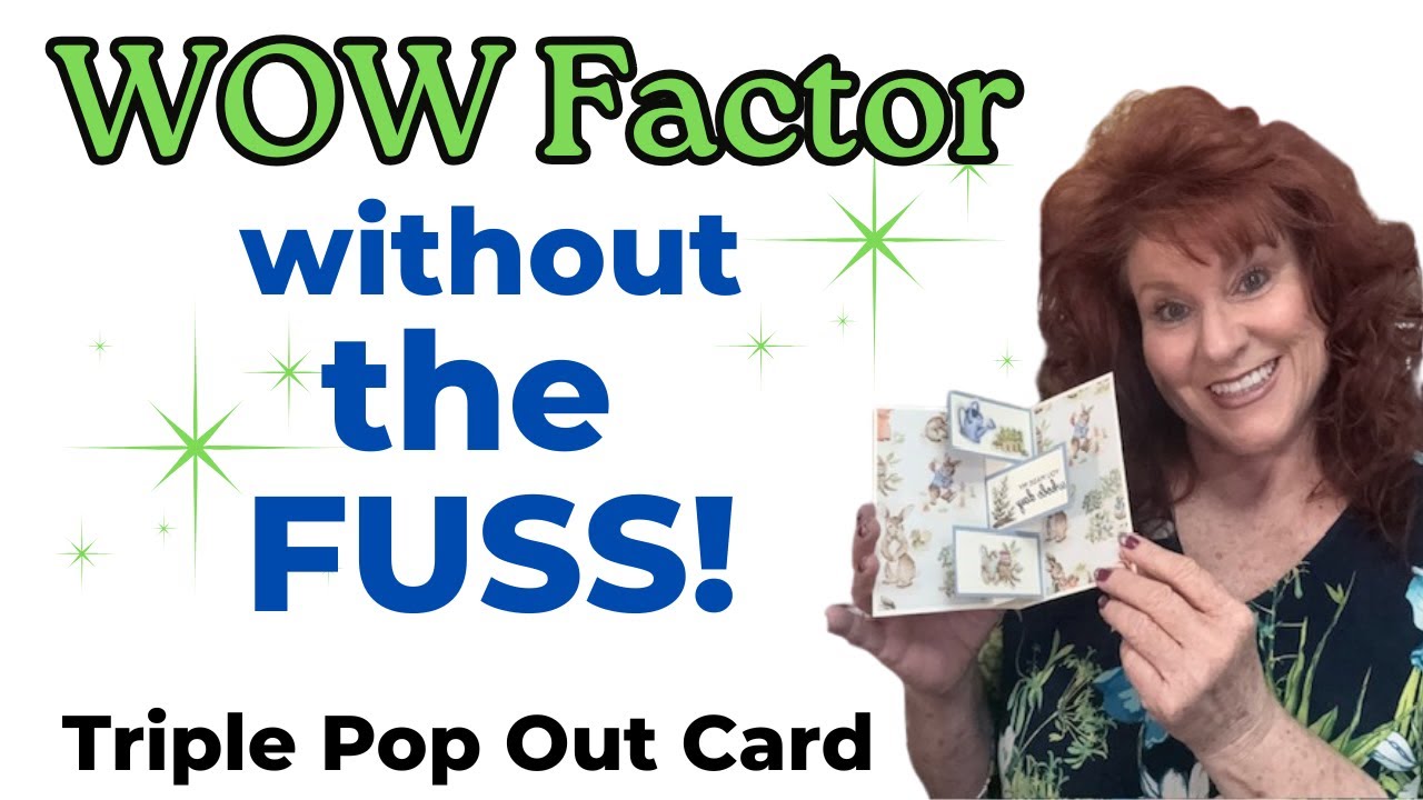 Make a Stunning Triple Pop Out Card - Beginner to Advanced