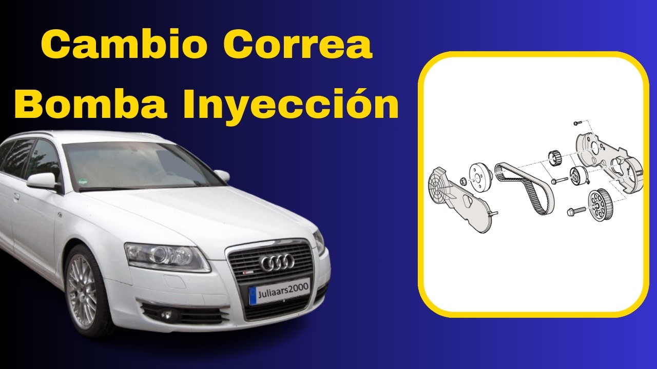 Cambio Correa Bomba Inyección Audi A6 3.0 - 2.7 TDI VW, Valido para A4, Touareg, Q7