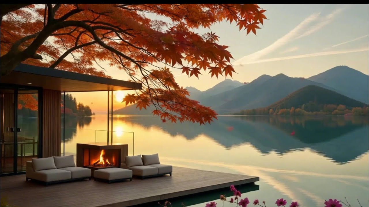 Warm Jazz Music for Relaxing, Study Cozy Fall Coffee Shop Ambience ~ Smooth Jazz Instrumental Music