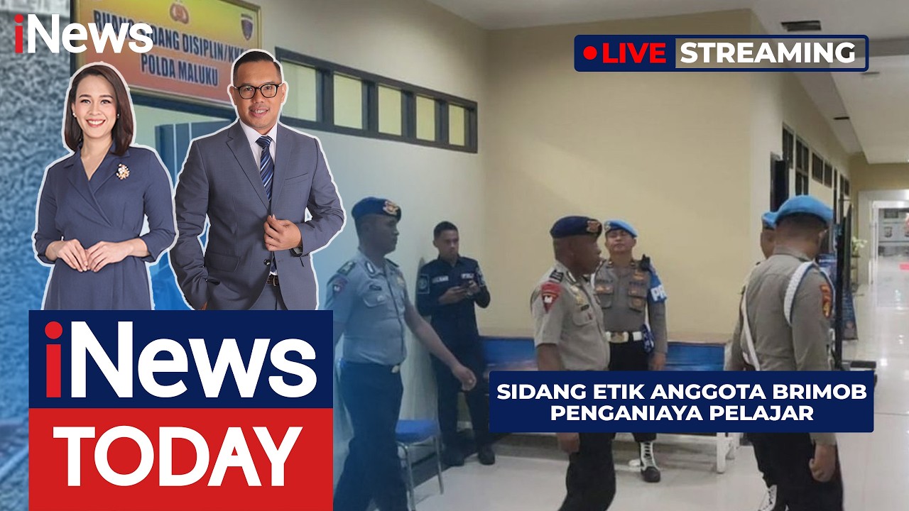 🔴LIVE | Sidang Etik Oknum Brimob Penganiaya Pelajar | iNews Today 24/02