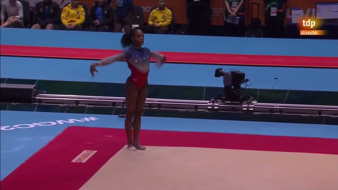 Shilese Jones (USA) FX TF 🥇 2022 World Championships Team Final 13.733