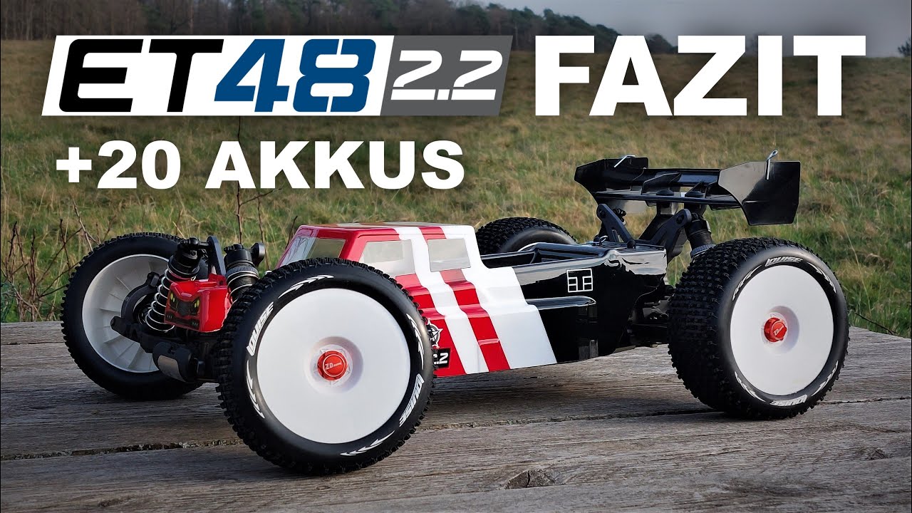 Tekno ET48 2.2 1/8 Wettbewerbs Truggy - FAZIT NACH 20 AKKUS (Deutsch/German)
