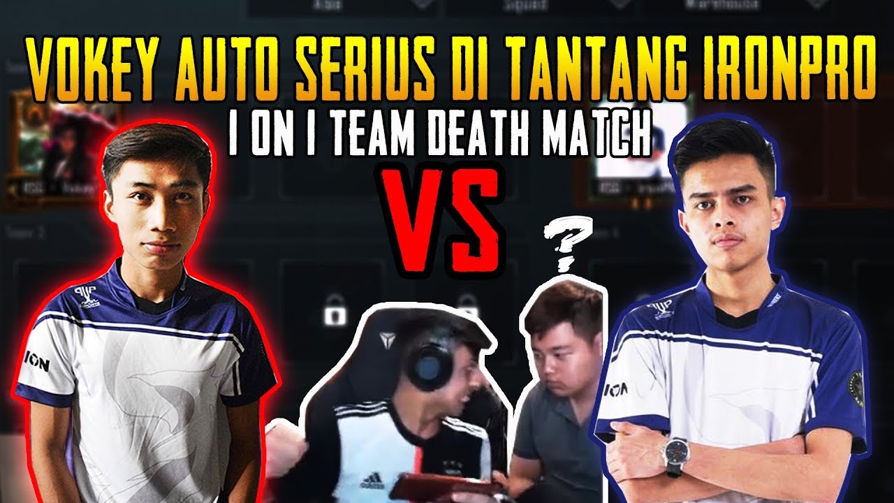 IronPro Sampai Geram Lawan Dengan Vokey!! 1 on 1 TDM | PUBG Mobile Malaysia