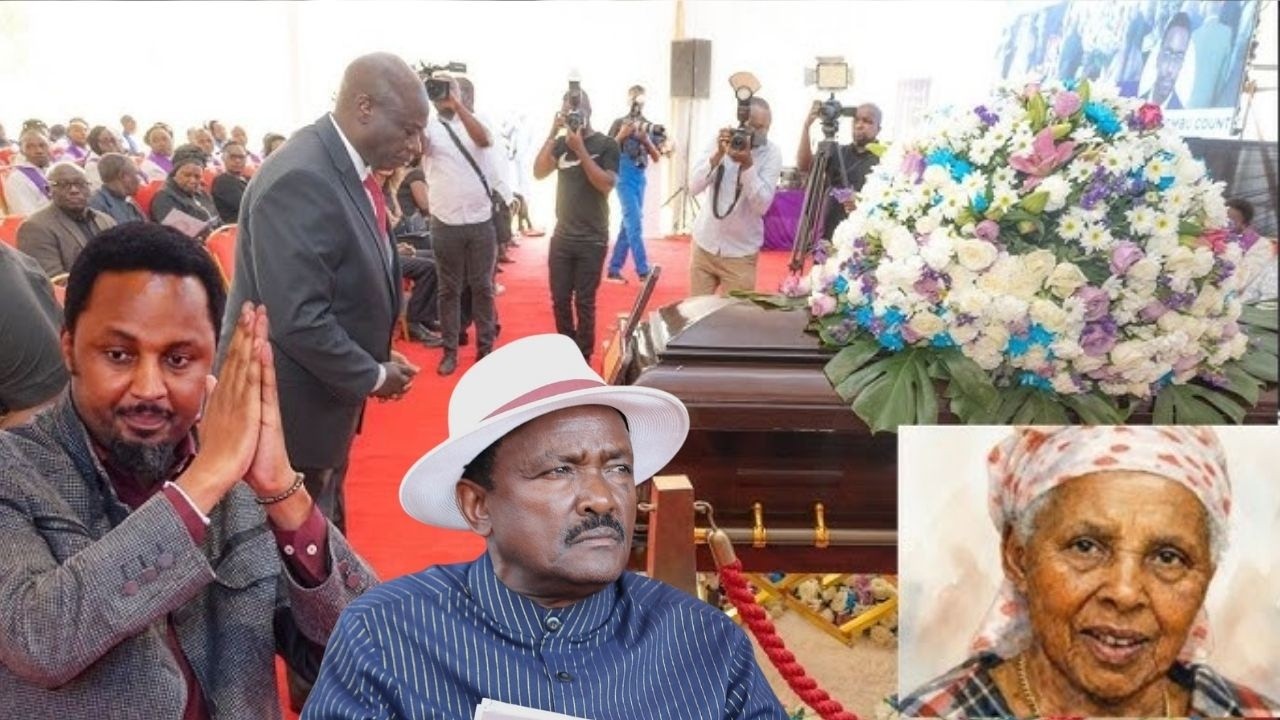 LIVE: Gachagua attending the Burial Service of Wangui Thang’wa, Mother to Karungo wa Thang’wa.