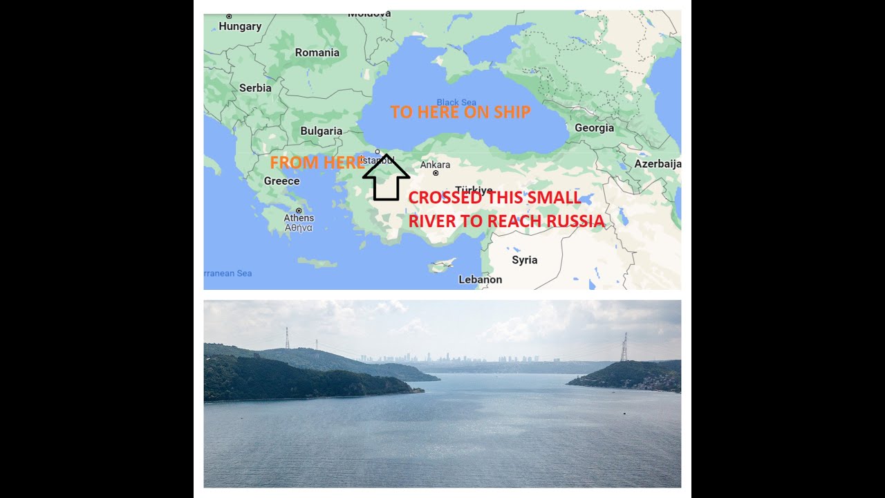 Crossing Istanbul, Bosphorus Strait on a Mega Ship | Time-lapse of Istanbul strait.