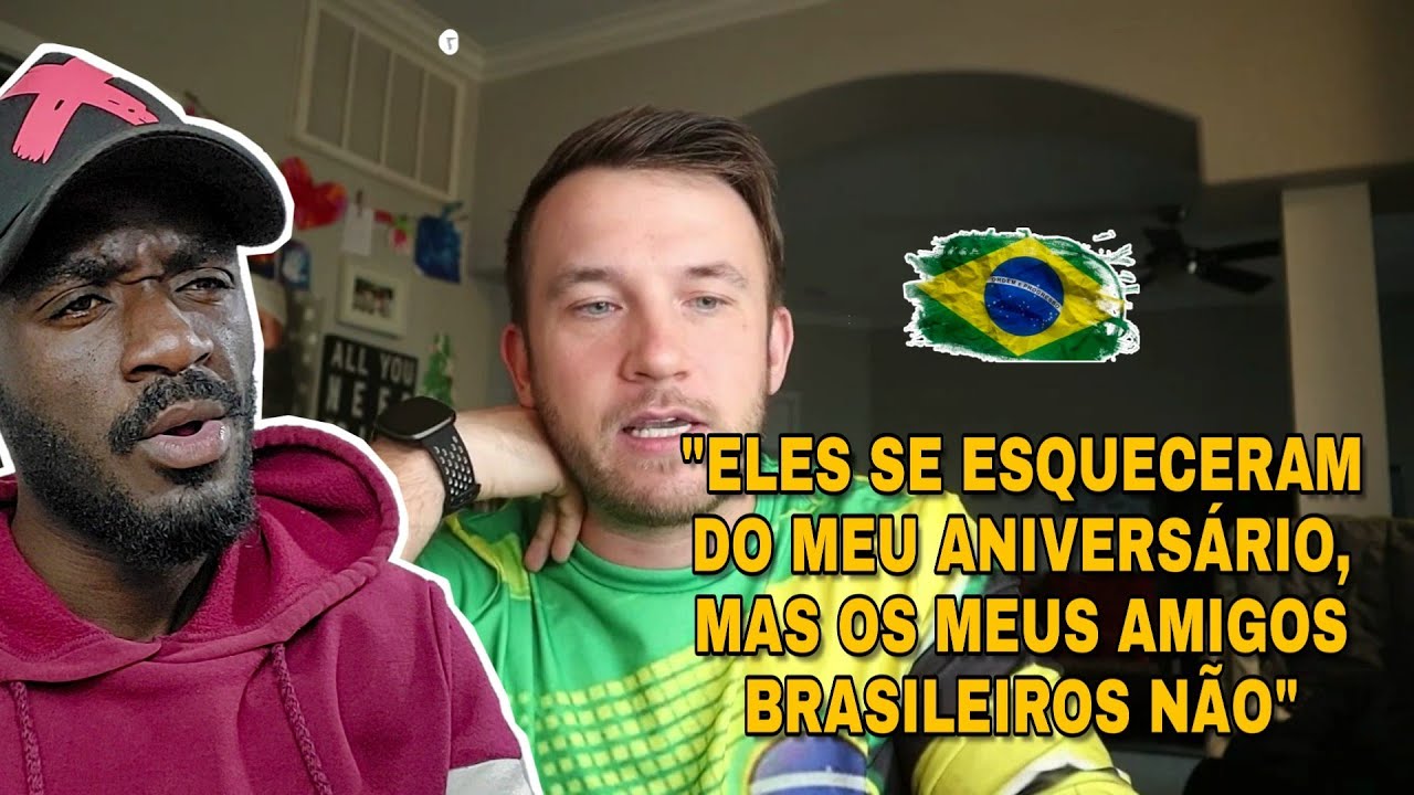 ELE VOLTOU DO BRASIL E PERCEBEU A DIFEREN&Ccedil;A ENTRE OS SEUS AMIGOS AMERICANOS🇺🇲 E BRASILEIROS🇧🇷