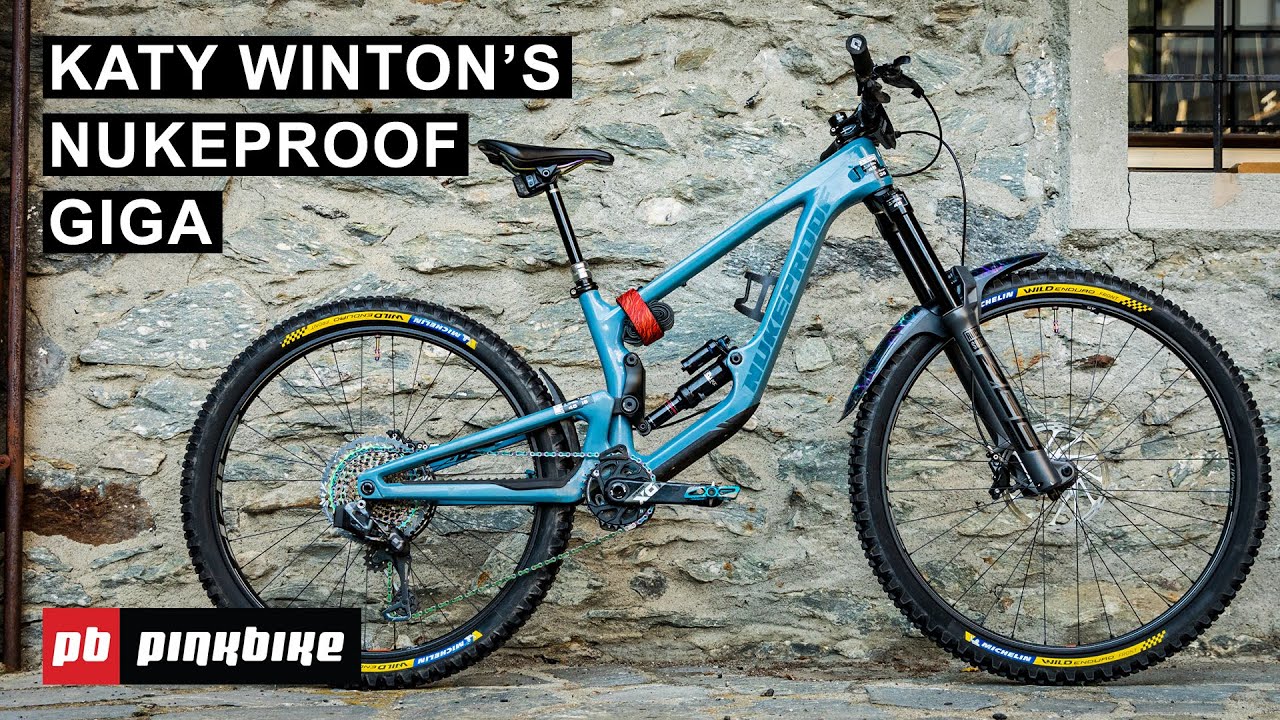 Katy Winton's Mullet Nukeproof Giga EWS Race Bike | Pro Bike Check