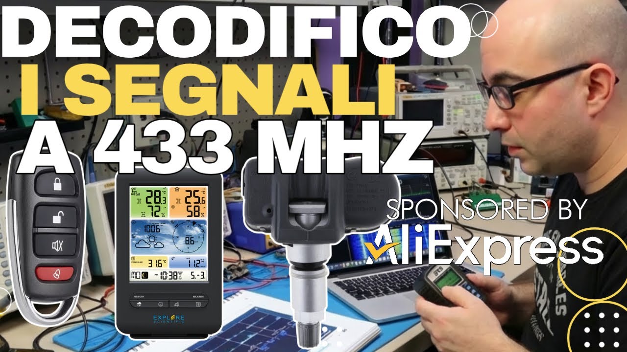 📡 Ricevo e Decodifico Segnali 433 MHz con SDR: TPMS Gomme, Telecomandi, Meteo e Allarmi 🔧 SWL EP.02