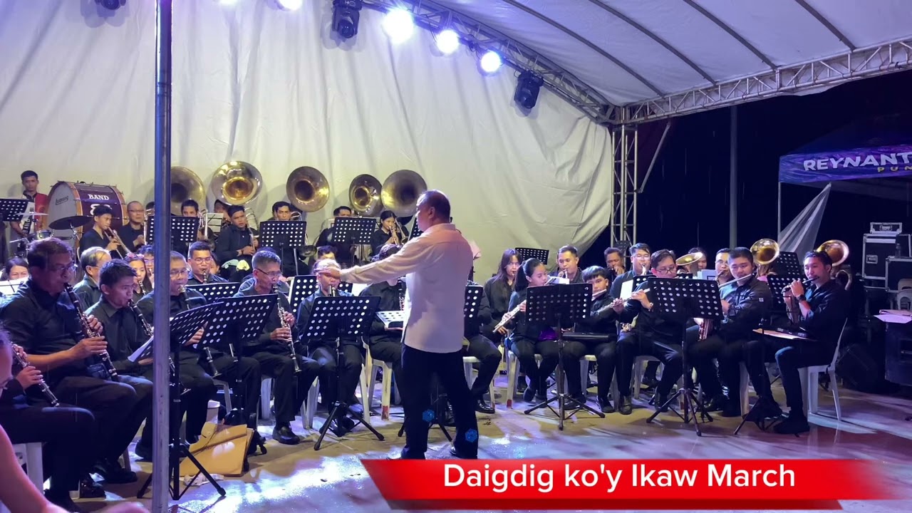 Daigdig ko'y Ikaw Concert March. Arranged by Maestro Arnel G. Jacinto @ Angat, Bulacan