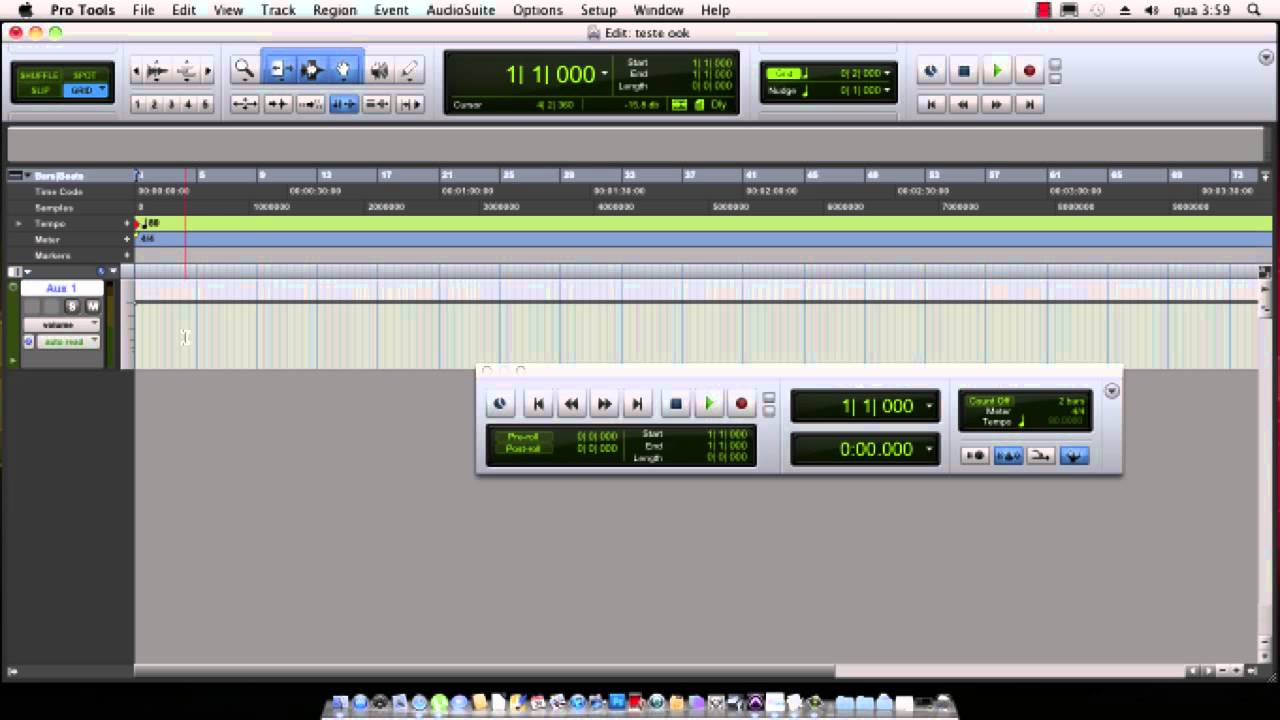 COMO HABILITAR O METRÔNOMO NO PRO TOOLS - Por Gil lima