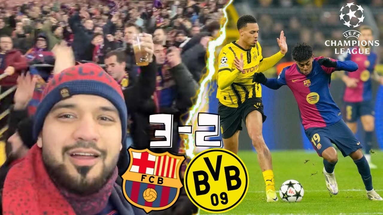 بارسلونا - دورتموند | چمپیونزلیگ | ولاگ ورزشگاه و شهر‌ دورتموند