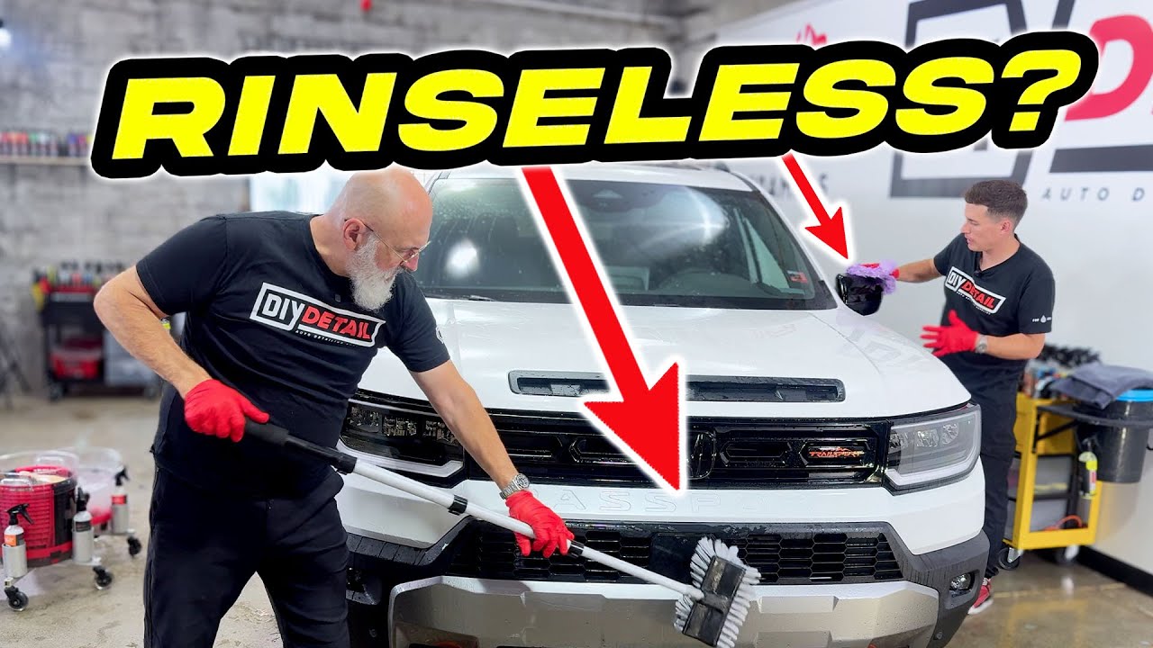 How to do a BASIC Rinse Less Wash! (No Hose!!!)