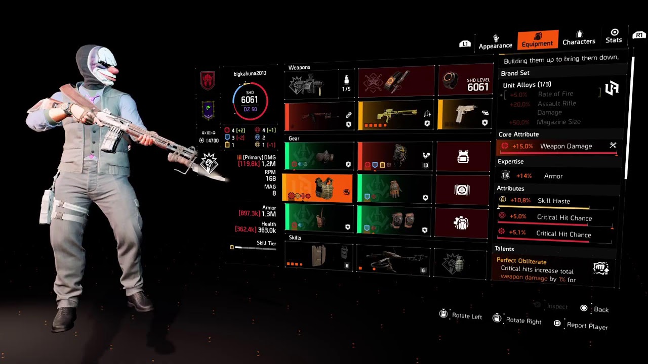 Division 2 Exotic Tempest pistol OP