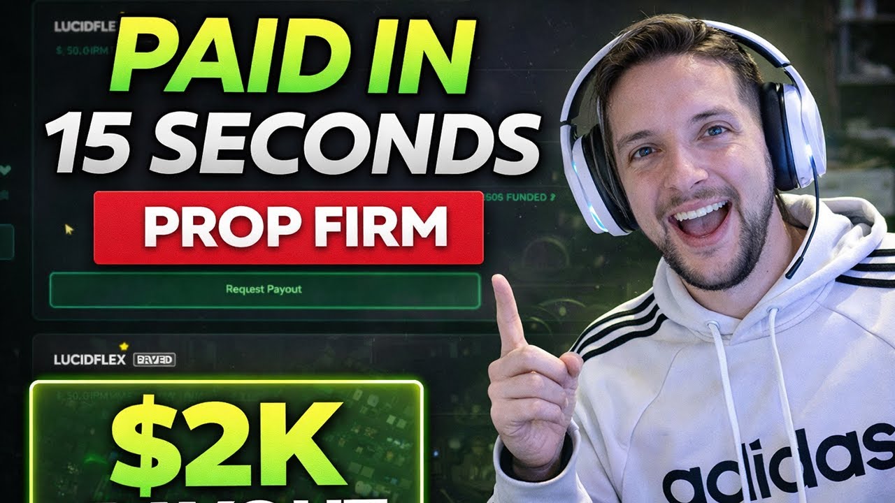 $2000 Lightning fast payout with lucid trading + Trade recap