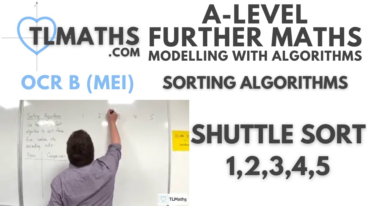 OCR MEI MwA C: Sorting Algorithms: 11 Shuttle Sort 1,2,3,4,5