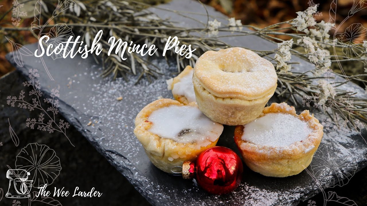 Traditional Scottish Christmas Mince Pies Recipe iced mince pies from Scotland