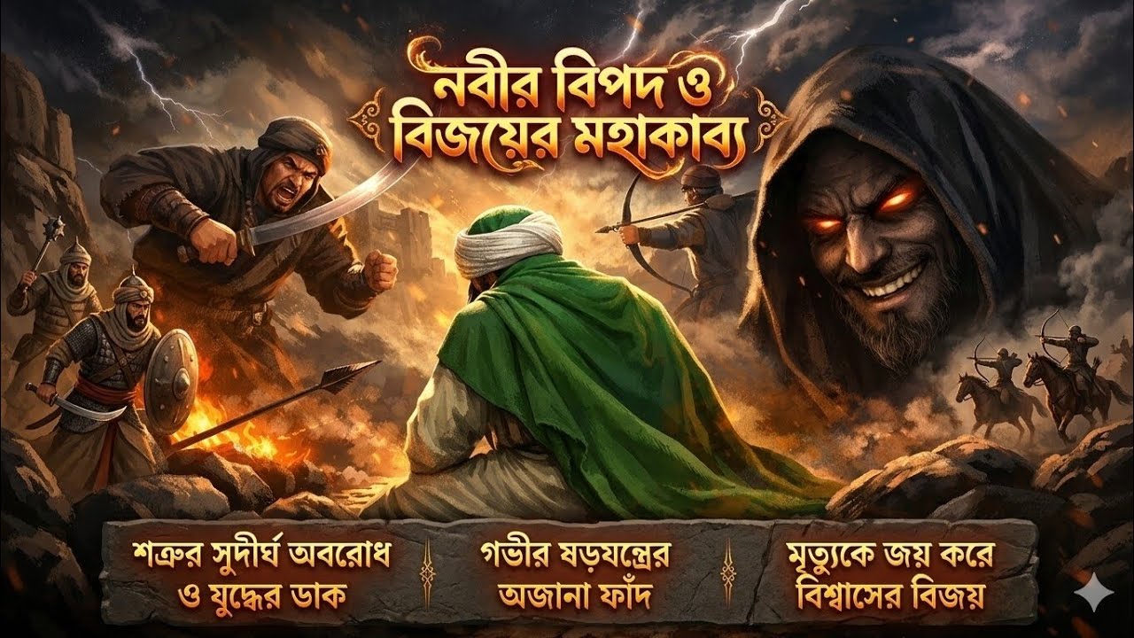 প্রিয় নবীর জীবনের কঠিন বিপদের ঘটনা | মিজানুর রহমান আযহারী ওয়াজ New Waz 2026