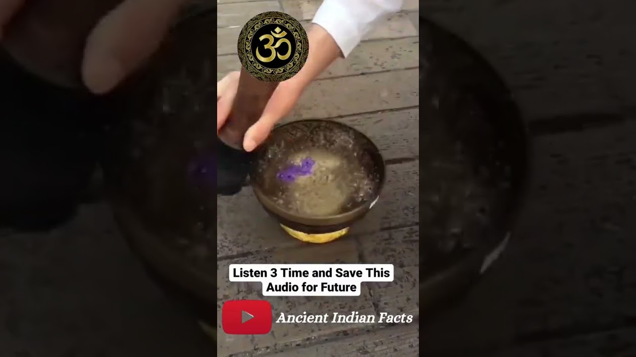 OM Sound| Metal Vessel | India | Flower | Ancient Indian Facts |